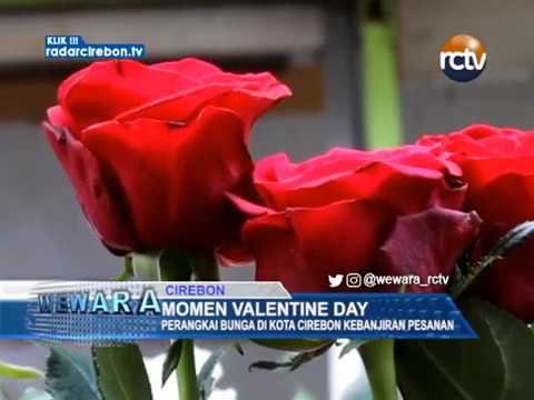 Momen Valentine Day, Perangkai Bunga Di Kota Cirebon Kebanjiran Pesanan
