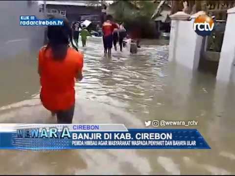 Banjir Di Kab. Cirebon, Pemda Himbau Agar Masyarakat Waspada Penyakit Dan Bahaya Ular
