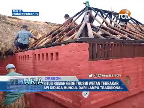 Situs Rumah Gede Trusmi Wetan Terbakar