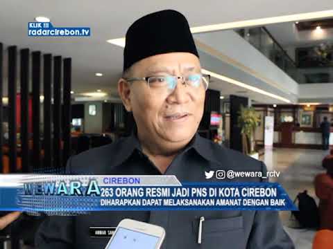 263 Orang Resmi Jadi PNS Di Kota Cirebon