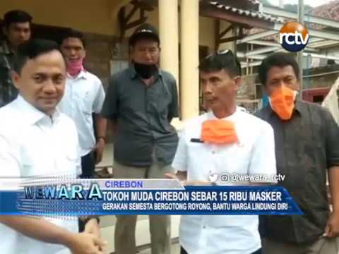 Tokoh Muda Cirebon Sebar 15 Ribu Masker