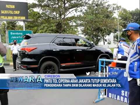 Pintu Tol Ciperna Arah Jakarta Tutup Sementara
