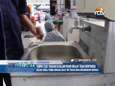Tempat Cuci Tangan di Dalam Pasar Drajat Tidak Berfungsi
