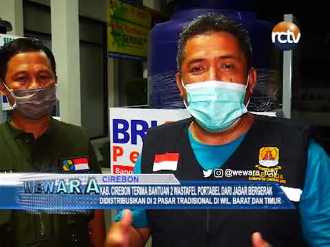 Kab. Cirebon Terima Bantuan 2 Wastafel Portabel Dari Jabar Bergerak