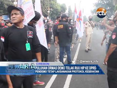 Puluhan Ormas Demo Tolak RUU HIP ke DPRD