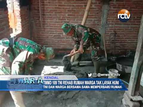TMMD 109 TNI Rehab Rumah Warga Tak Layak Huni