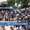 Demo di Halaman DPRD Kuningan Sempat Terjadi Ketegangan