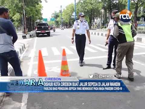 Dishub Kota Cirebon Buat Jalur Sepeda di Jalan Wahidin