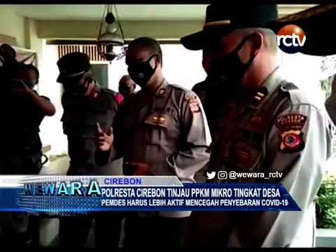 Polresta Cirebon Tinjau PPKM Mikro Tingkat Desa