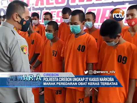 Polresta Cirebon Ungkap 27 Kasus Narkoba