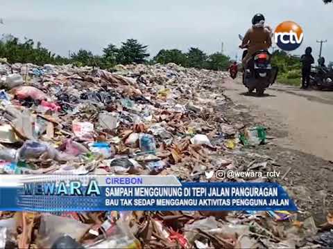 Sampah Menggunung di Tepi Jalan Panguragan