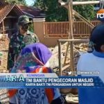 TNI Bantu Pengecoran Masjid