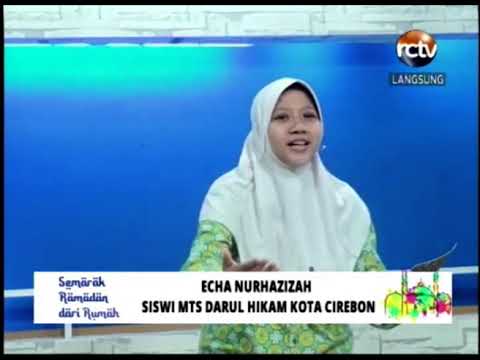 The Spirit Ramadan @School MTs Daru'l Hikam Kota Cirebon | PJJ SMP, 5 Mei 2021