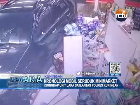 Kronologi Mobil Seruduk Minimarket