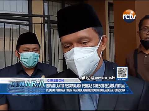 Bupati Lantik Pegawai ASN Pemkab Cirebon Secara Virtual