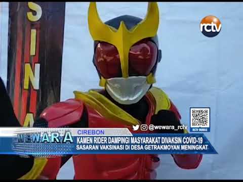 Kamen Rider Dampingi Masyarakat Divaksin Covid-19