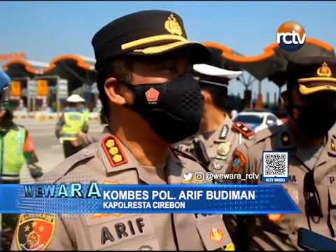 Polresta Cirebon Lakukan Penyekatan di Perbatasan dan GT Tol Palimanan
