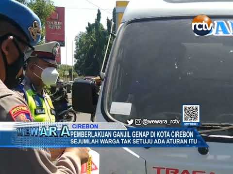 Pemberlakuan Ganjil Genap Di Kota Cirebon