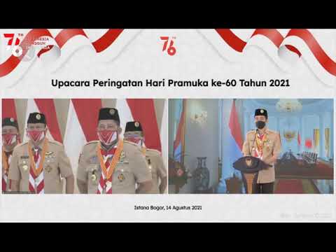 Pesan Khusus Presiden Jokowi Di Hari Pramuka Ke-60
