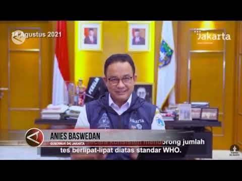 Gubernur DKI Kasus Aktif Covid-19 Jakarta Di Bawah 10.000