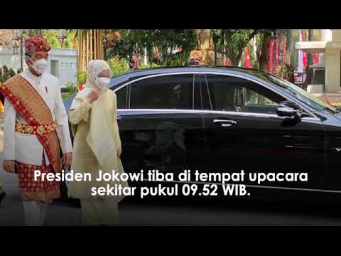 Upacara HUT RI Ke-76, Presiden Pakai Baju Adat Lampung