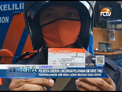 Polresta Cirebon Luncurkan Pelayanan SIM Drive Thru