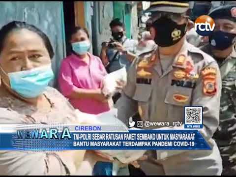 TNI-Polri Sebar Ratusan Paket Sembako untuk Masyarakat