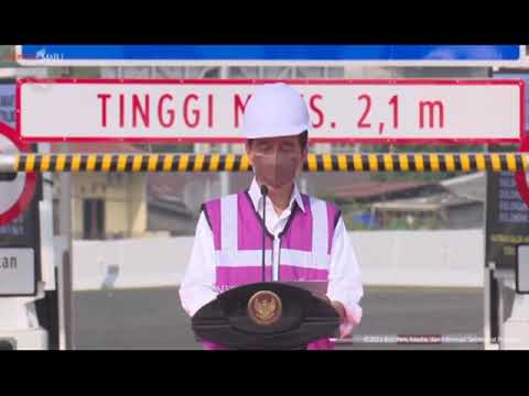 Presiden Resmikan Jalan Tol Segmen Kelapa Gading-Pulo Gebang