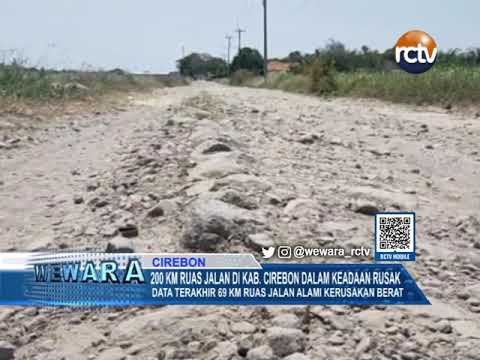 200 KM Ruas Jalan di Kab. Cirebon dalam Keadaan Rusak
