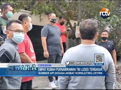 Empat Rumah Purnawirawan TNI Ludes Terbakar