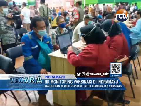 RK Monitoring Vaksinasi di Indramayu