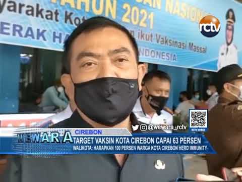 Target Vaksin Kota Cirebon Capai 63 Persen