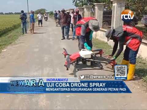 Uji Coba Drone Spray