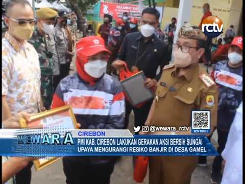 PMI Kab. Cirebon Lakukan Gerakan Aksi Bersih Sungai