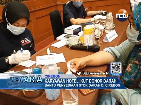 Karyawan Hotel Ikut Donor Darah