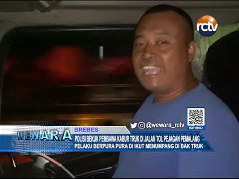 Polisi Bekuk Pembawa Kabur Truk di Jalan Tol Pejagan Pemalang