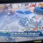Aksi Maling Motor Terekam CCTV