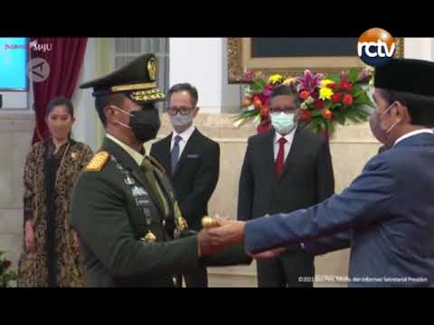 Presiden Jokowi Lantik Jenderal Andika Perkasa Sebagai Panglima TNI