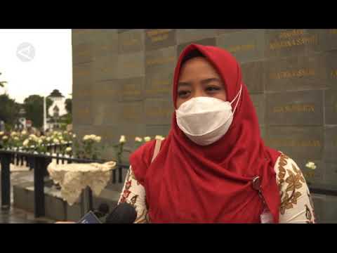 Wapres Ma’ruf Amin Resmikan Monumen Pahlawan Covid-19 Jawa Barat