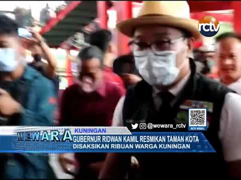 Gubernur Ridwan Kamil Resmikan Taman Kota
