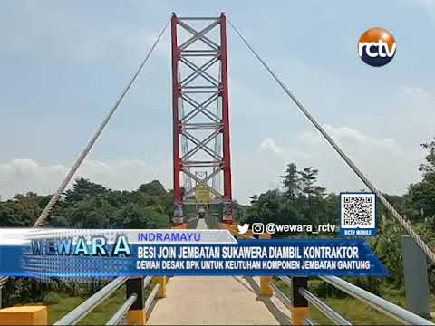 Besi Join Jembatan Sukawera Diambil Kontraktor