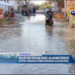 Banjir Rob Rendam Akses Jalan Masyarakat