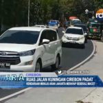 Ruas Jalan Kuningan Cirebon Padat