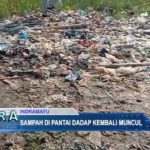 Sampah di Pantai Dadap Kembali Muncul