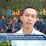 Mahasiswa Unwir Indramayu Kunjungi Radar Cirebon