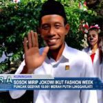 Sosok Mirip Jokowi Ikut Fashion Week