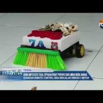 Siswa SMP di Kota Tegal Ciptakan Robot Penyapu Dari Limbah Mobil Mainan
