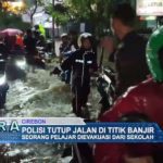 Polisi Tutup Jalan di Titik Banjr