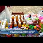 Warga Gebang Ikuti Senam Masal dan Bazar