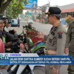Jalan Dewi Sartika Sumber Sudah Bersih dari PKL